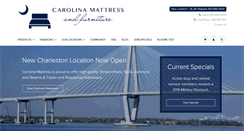 Desktop Screenshot of carolina-mattress.com